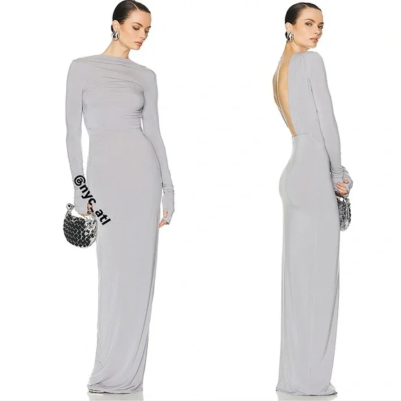 Helsa Jersey Maxi Dress - Picture 3 of 11